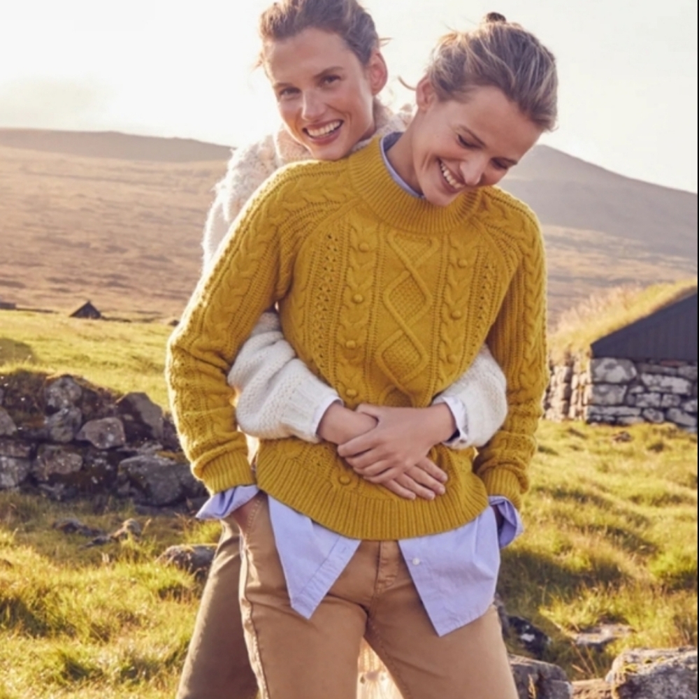 J. Crew Cable Knit Sweater